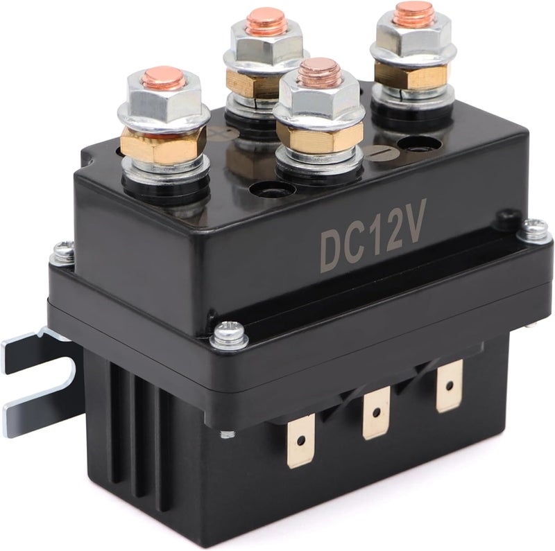 Torkettle 12V 500A Winch Solenoid Contactor Relay with Box and Twin Remote Controller Kit for 8000lbs-17000lbs ATV UTV Winches - Image 3